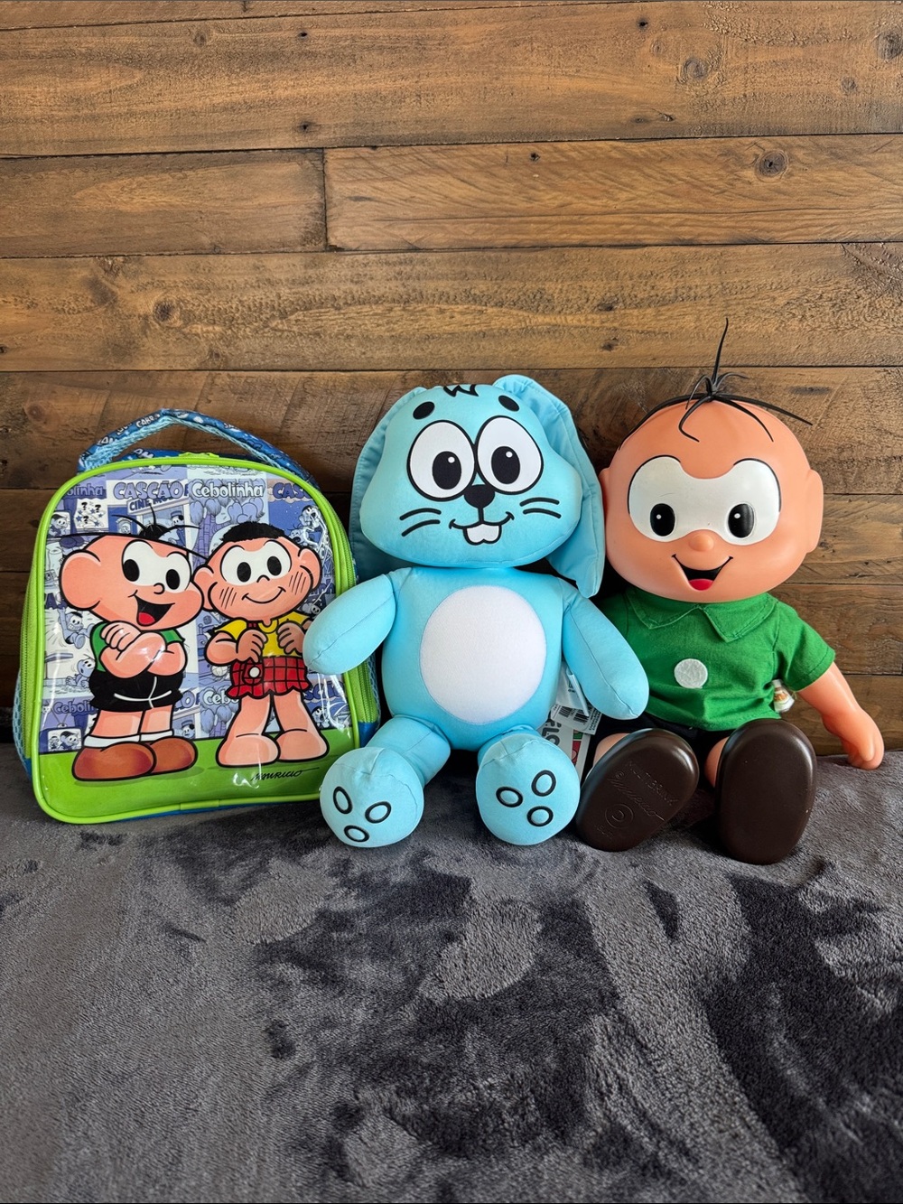 Turma da Mônica 3-Piece Lot: Cebolinha, Sansão, & Insulated Lunch Box